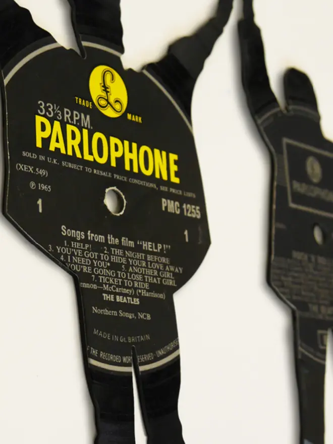 Beatles 'HELP!'  vinyl artwork