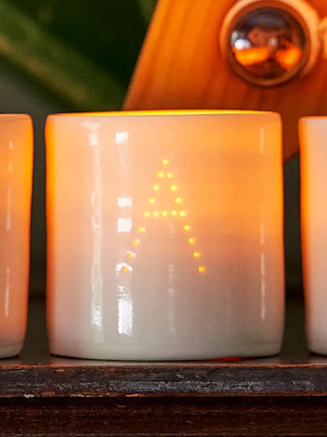 Dream Letter Mini Tealight Holder Set