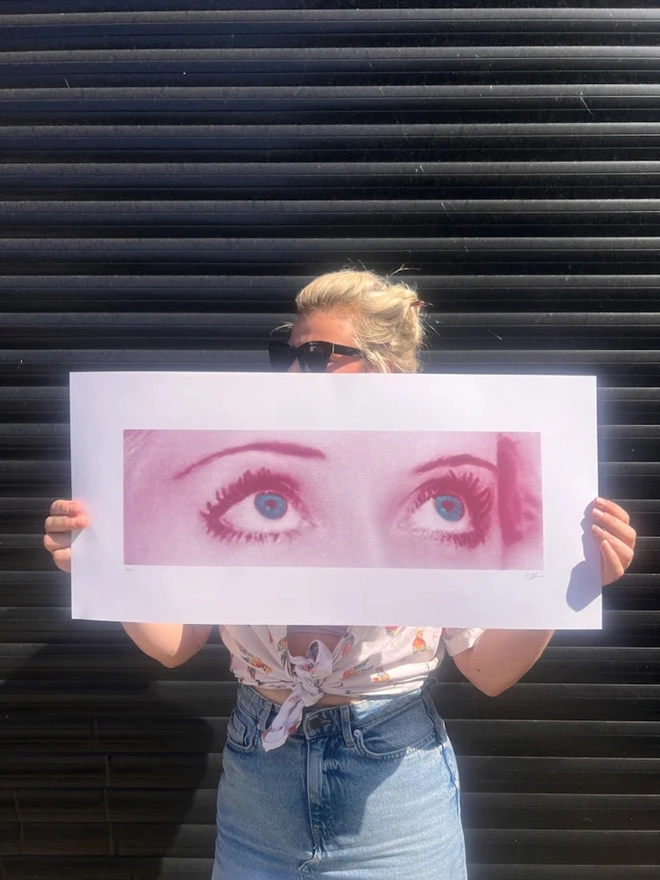 Bette’s Eyes Screen Print