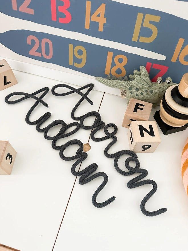 The perfect gift for a newborn baby and parents decorating their child's bedroom or new baby nursery. Hang your child's name up on their bedroom wall.