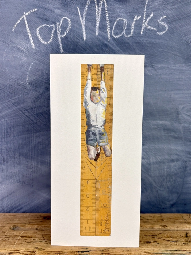 Top Marks greetings card