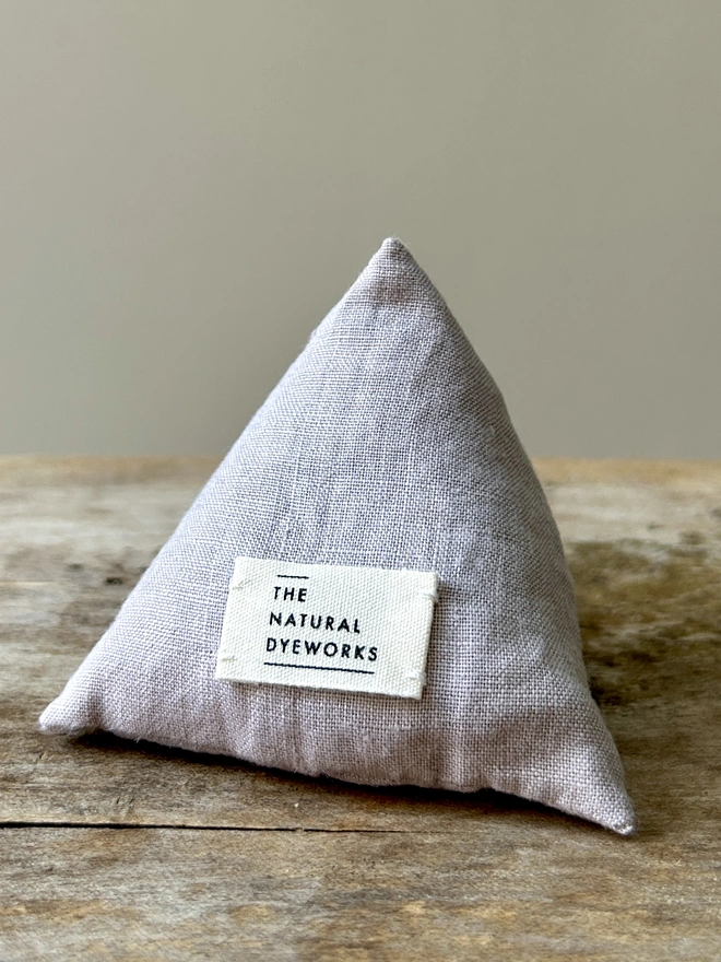 Faded Lilac Linen Lavender Pyramid