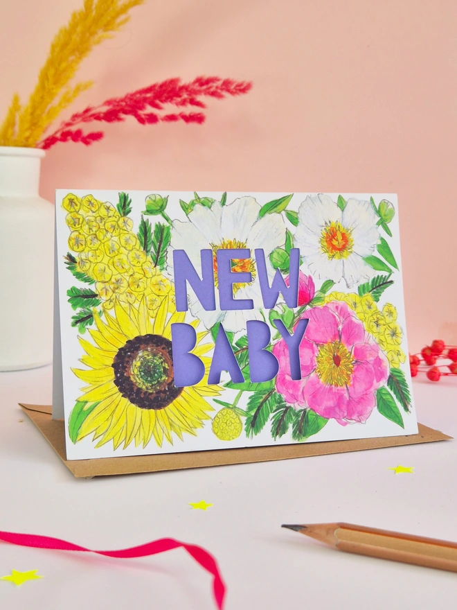 new baby card