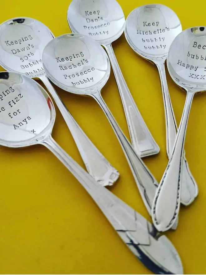 Personalised Champagne Spoon