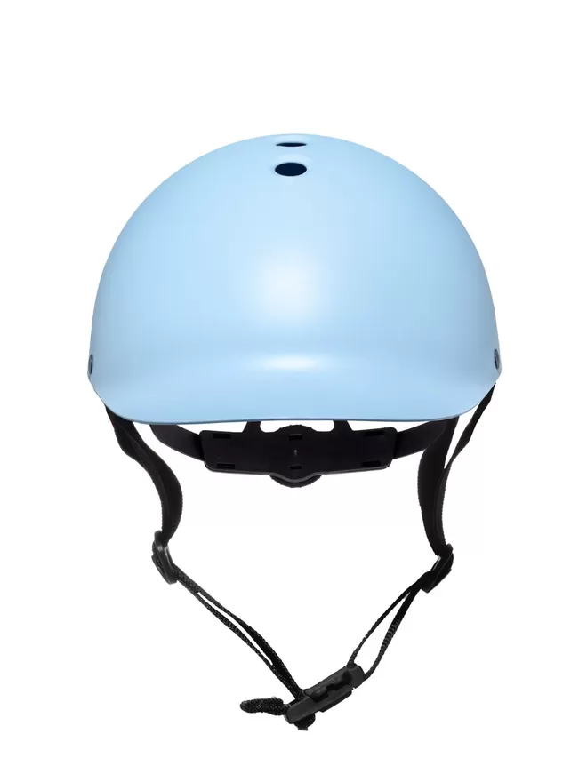 Dashel Bike Helmet Sky Blue from the front.