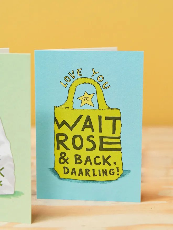 I love you to Waitrose and back card