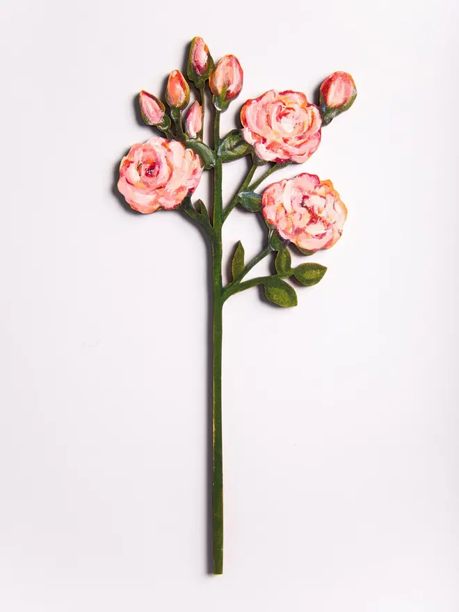 Spray roses wooden stems