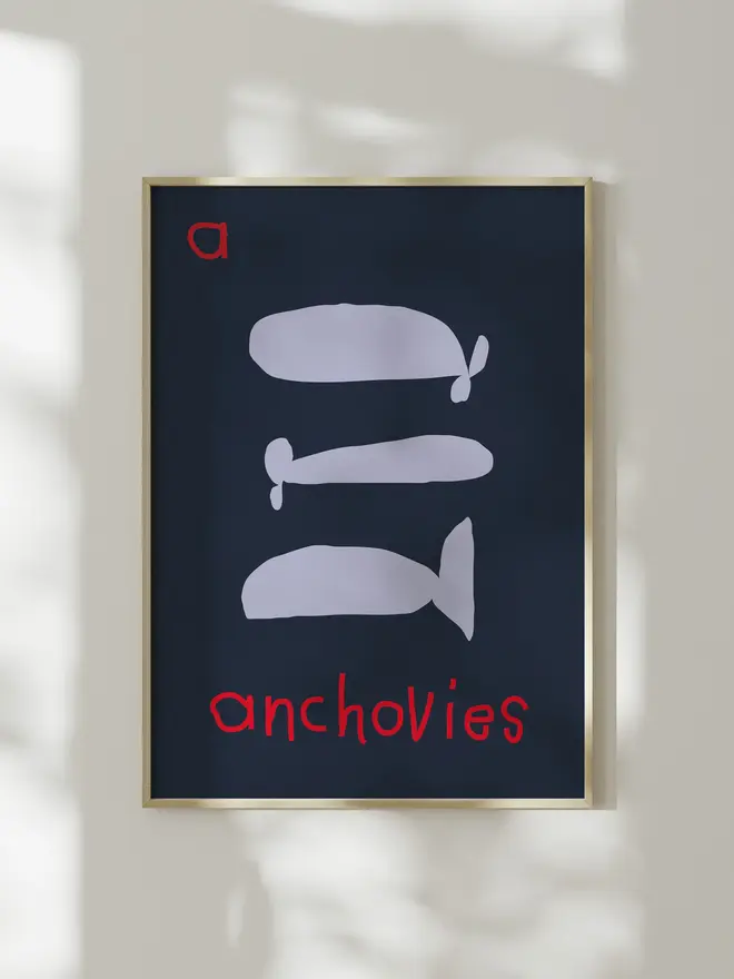 'Anchovies' Print