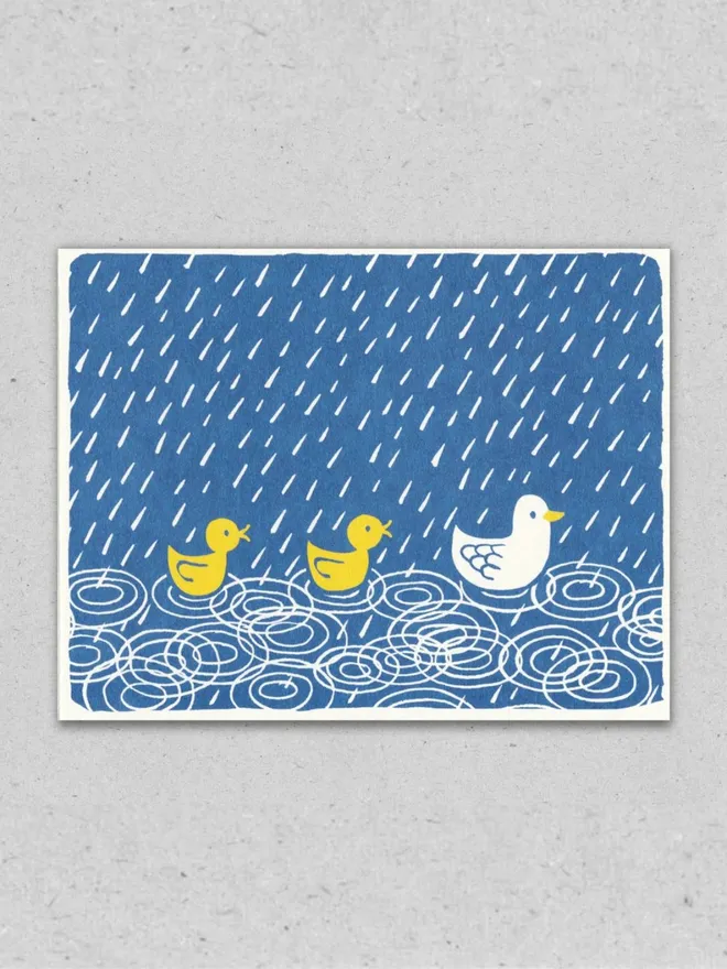 Duck Pond Mother's Card