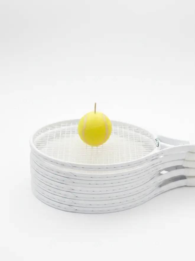 Tennis Ball Candle