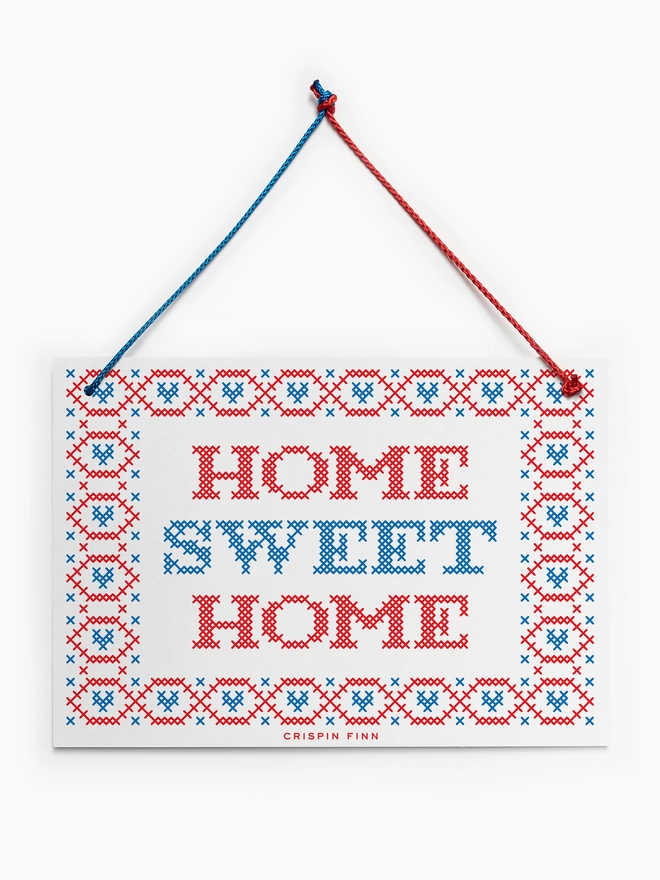 Sign saying Home Sweet Home