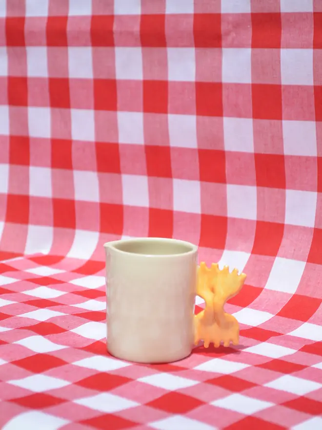 Farfalle Milk Jug Side View