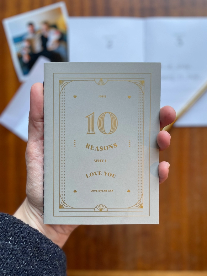 10 Reasons Why I Love You, Unique Valentine's Day Card