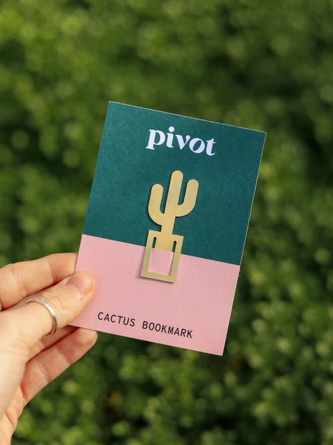 Brass Houseplant Bookmark