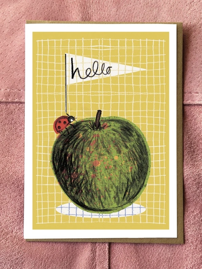 'Hello' Ladybird Card