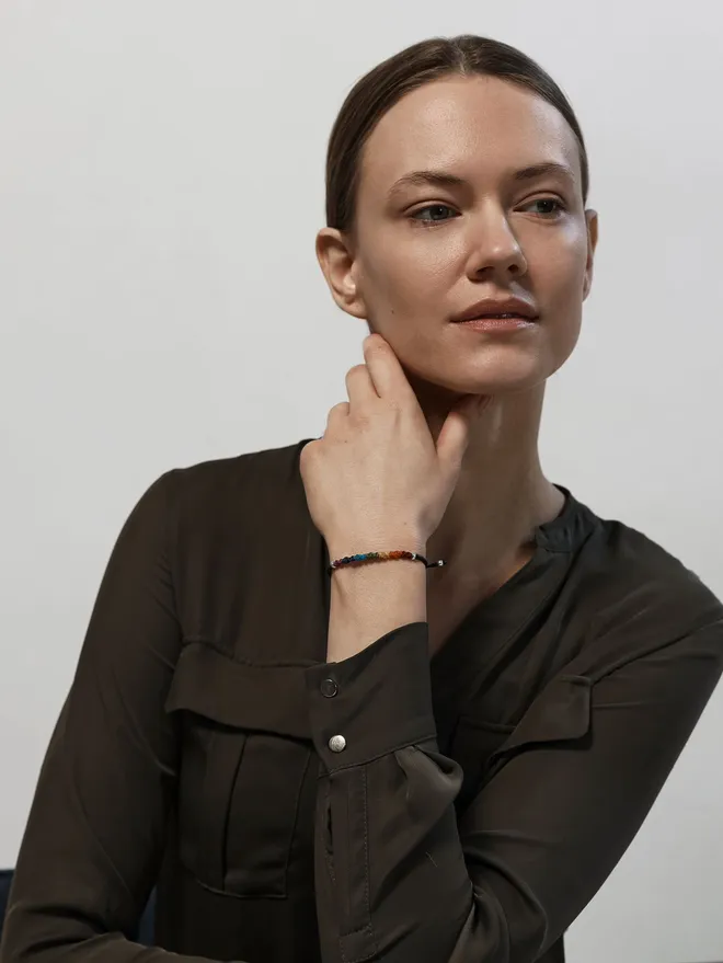 women rainbow bracelet
