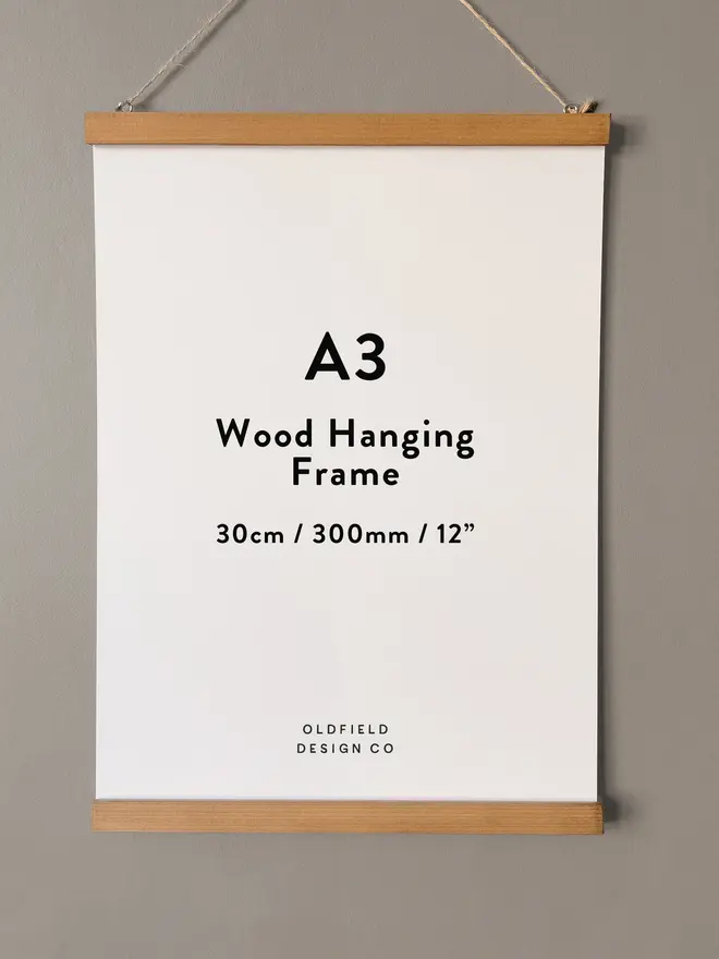 a3 wooden print frame