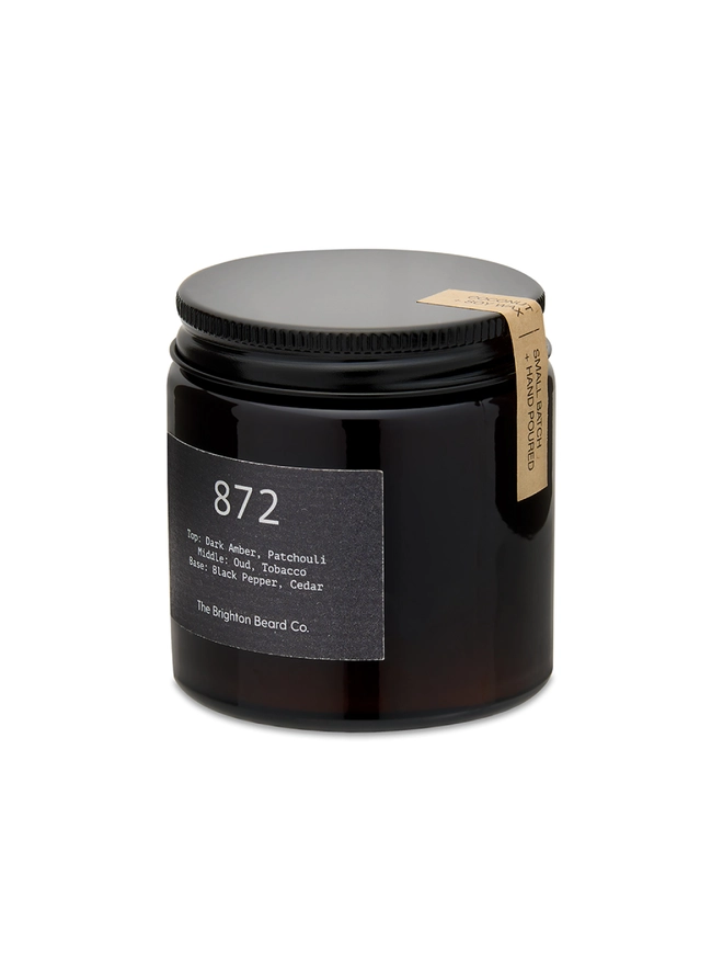 mens candle amber patchouli