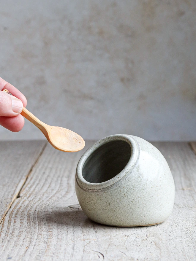 Handmade Ceramic Salt Pig