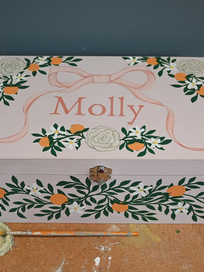 Illustrated Personalised Keepsake Boxes 