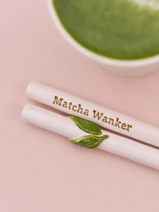 Matcha made in heaven straw