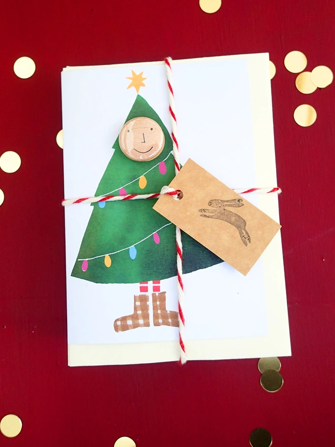 christmas, card, fancy dress, funny, character, badge. family, tree, pudding, snow