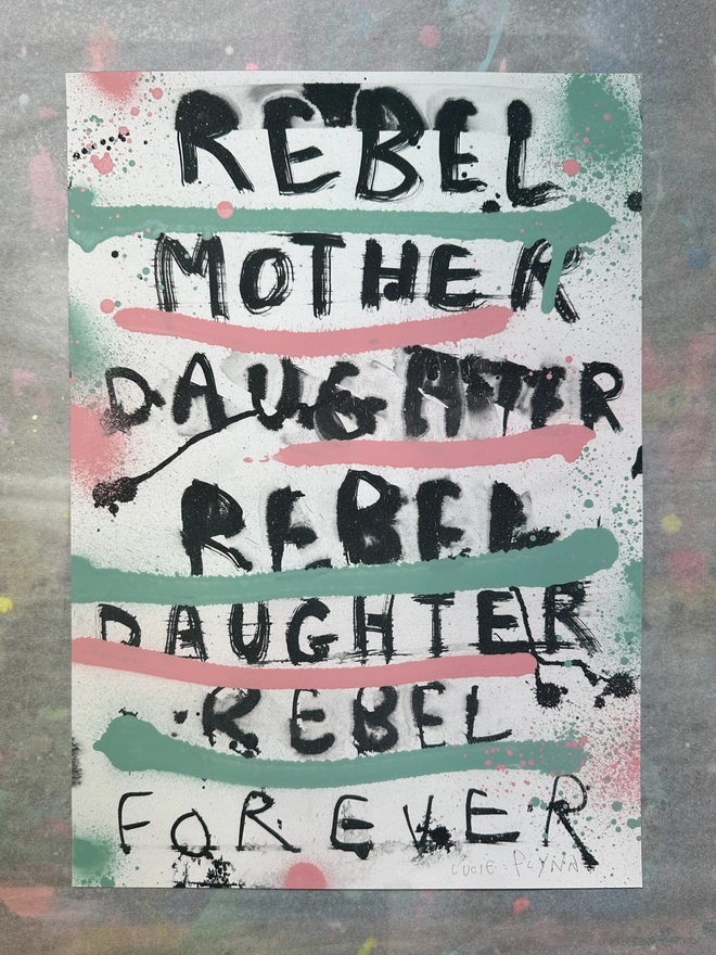 Rebel Mother Print