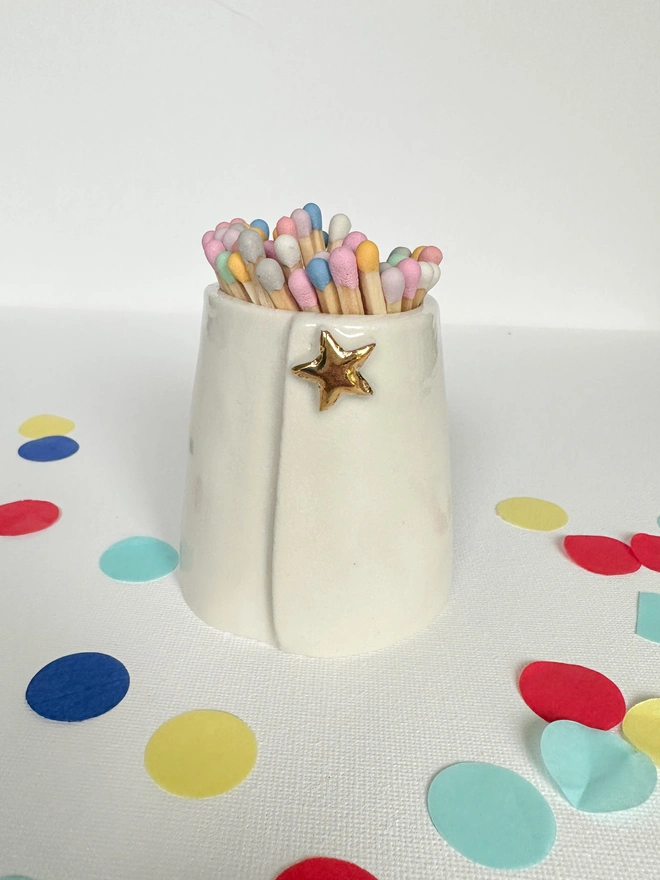 Ceramic Golden Star Match Striker 