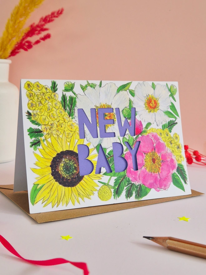 new baby card