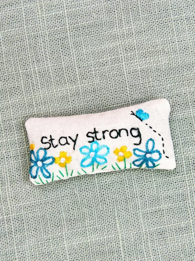 'Stay Strong' Lavender Bag
