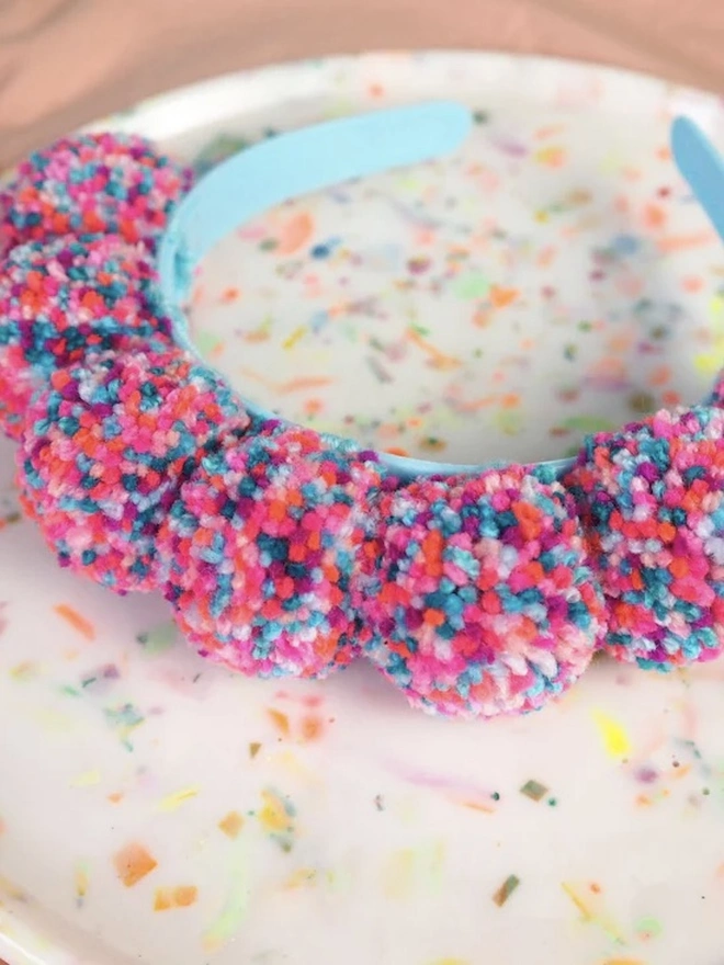 Pom Pom Confetti Headband