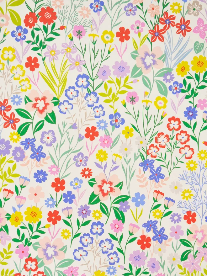 Flora Wrapping Paper (Roll Of 6 Sheets)