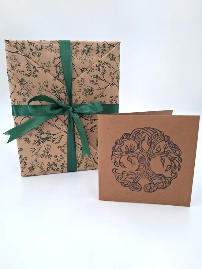 Optional Gift wrapping with hand made card