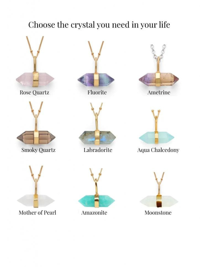 choose crystals necklace