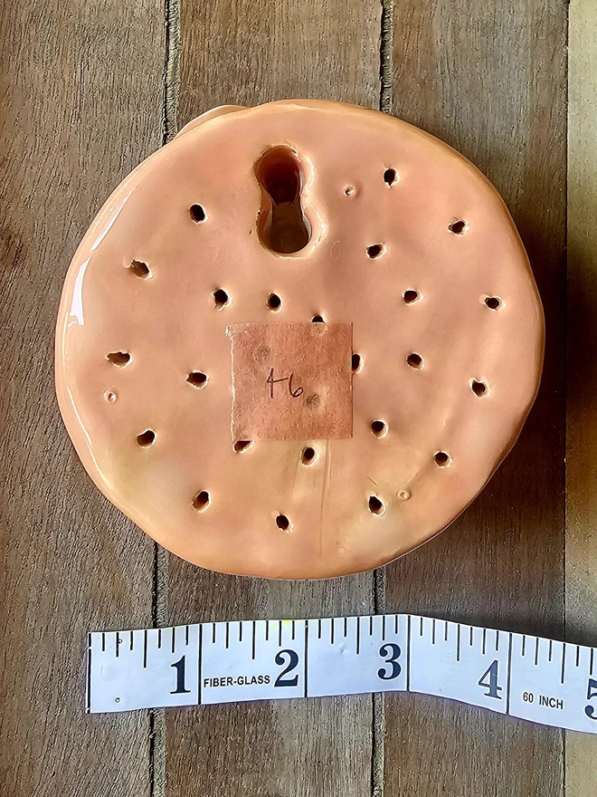 melon pink peach orange salmon wall decor ceramic flowers pottery sculpture art 3d everlasting flowers gift for ceramic lovers collectors