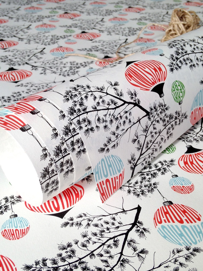 Christmas Baubles Wrapping Paper