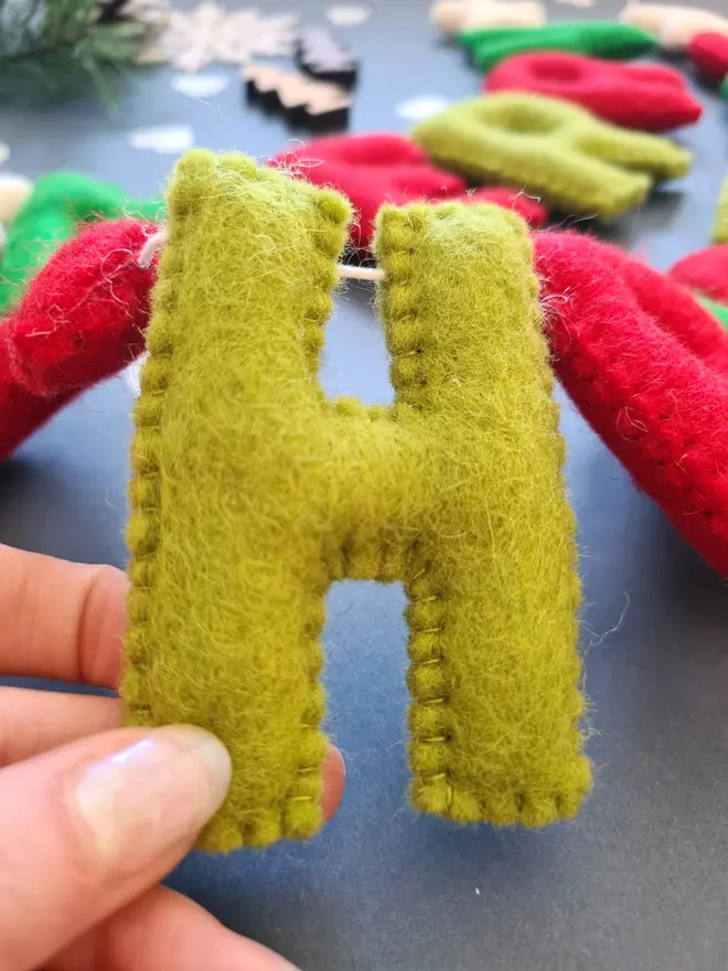 Felt Merry Christmas Bunting
