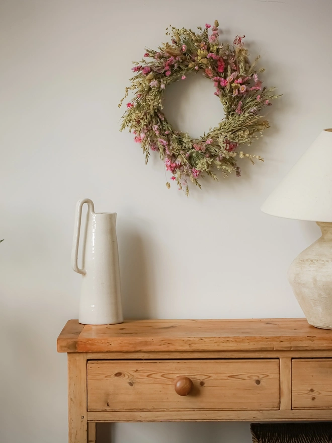 'Mule' Everlasting Dried Wreath