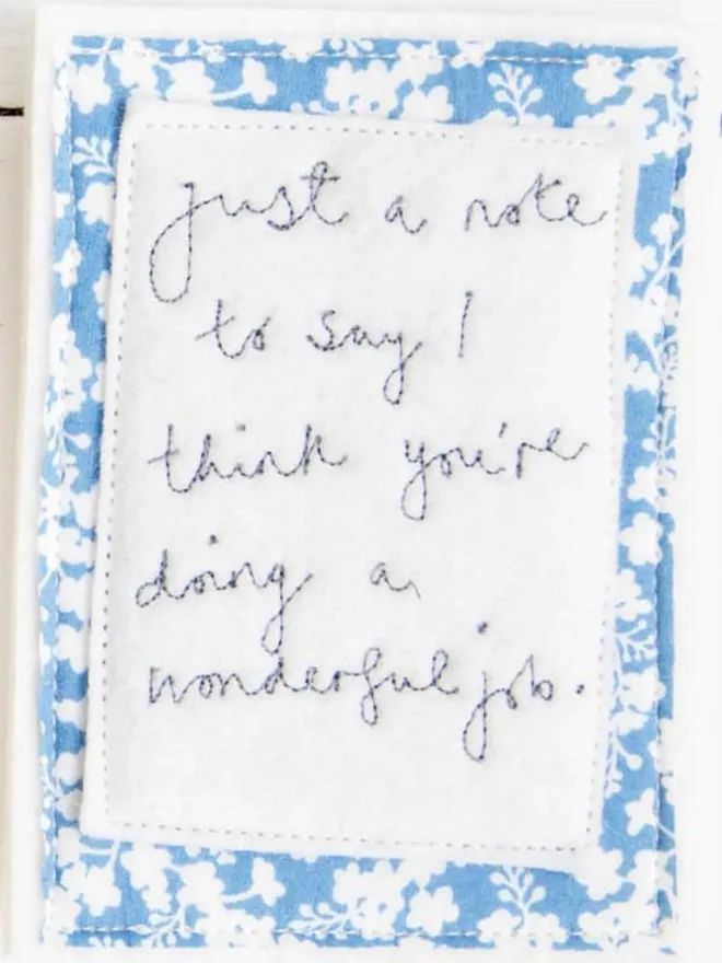 Personalised Hand Stitched Notes