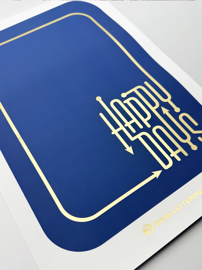 Gold Foil Print