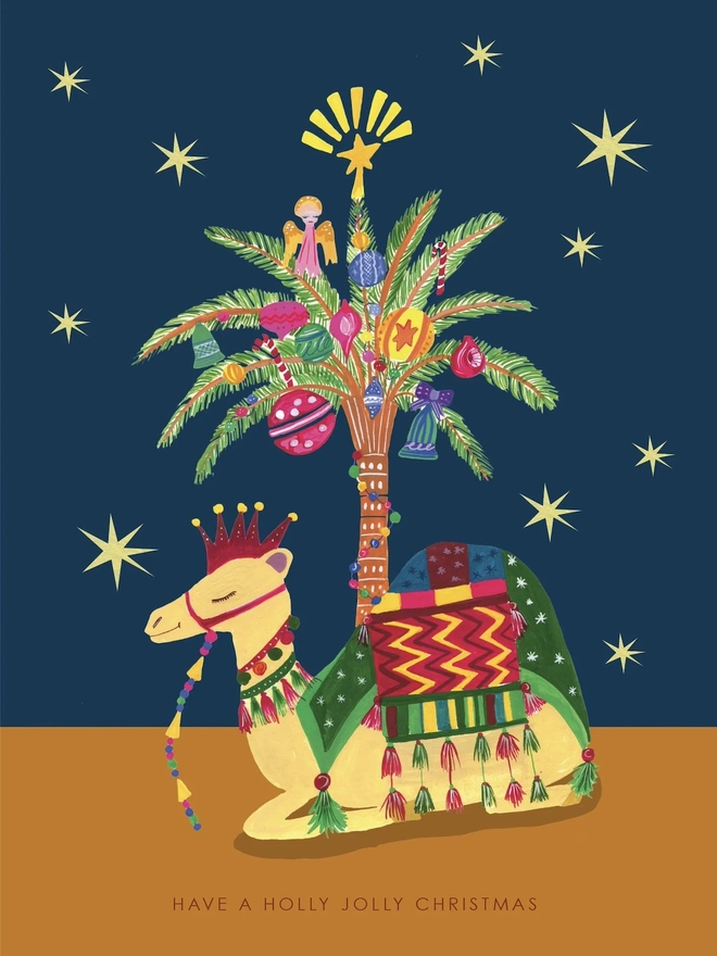 'Have A Holly Jolly Christmas', Magical Camel, Tree Card