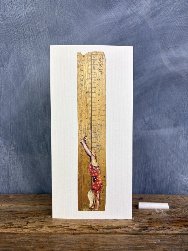 Let Your Hair Down Greetings card