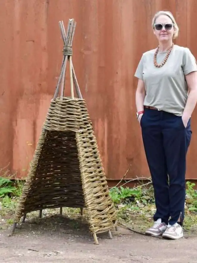 Outdoor Willow Teepees 