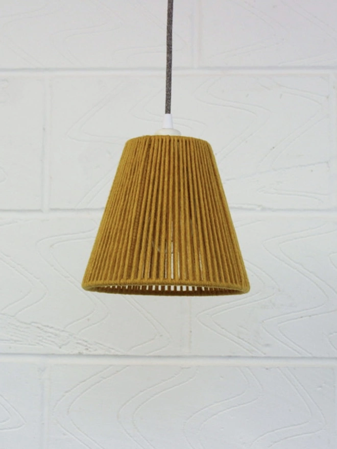Small Cone Lampshade Gold