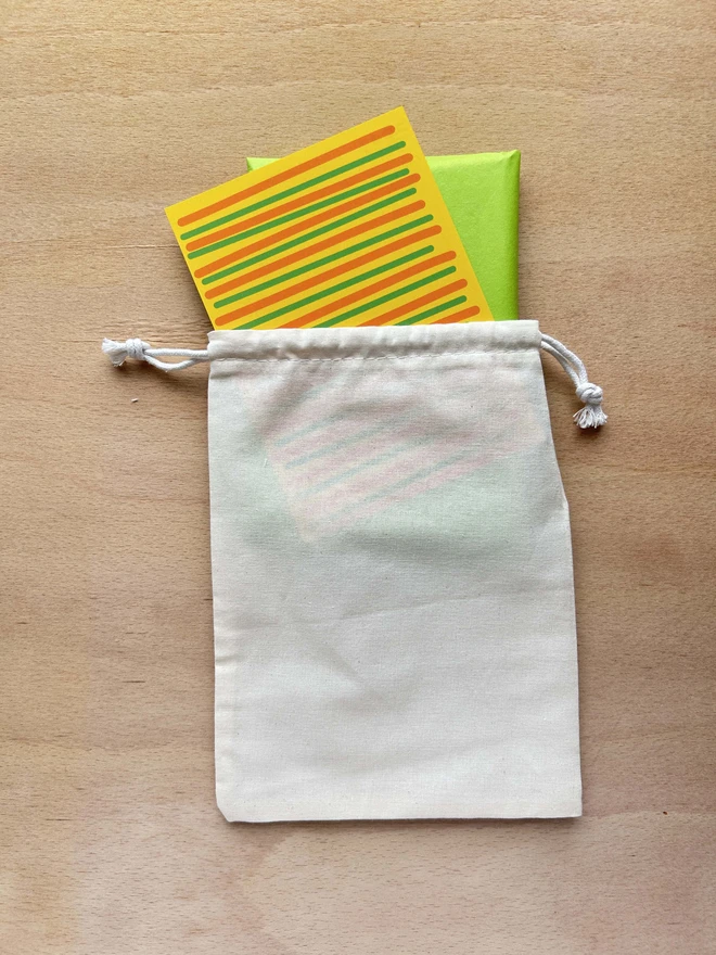 Gift wrap add on and handwritten gift card.