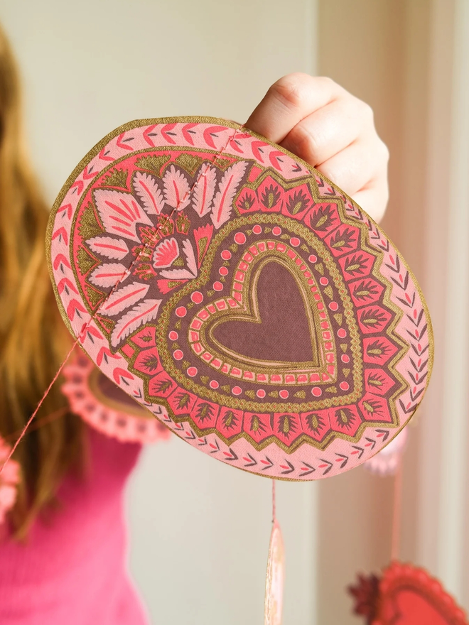 Saint Valentine Heart Garland