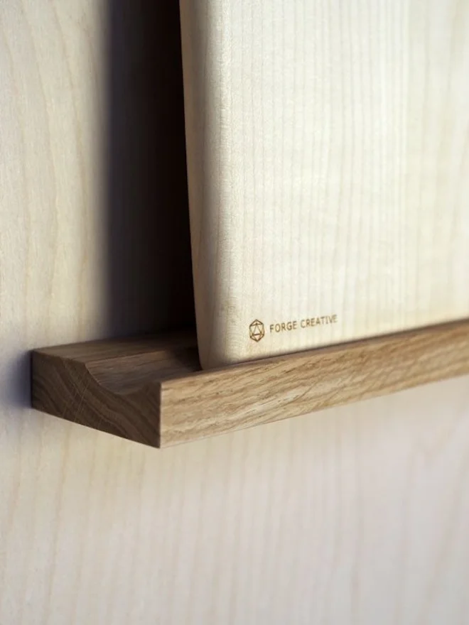 Floating Wooden Display Shelf