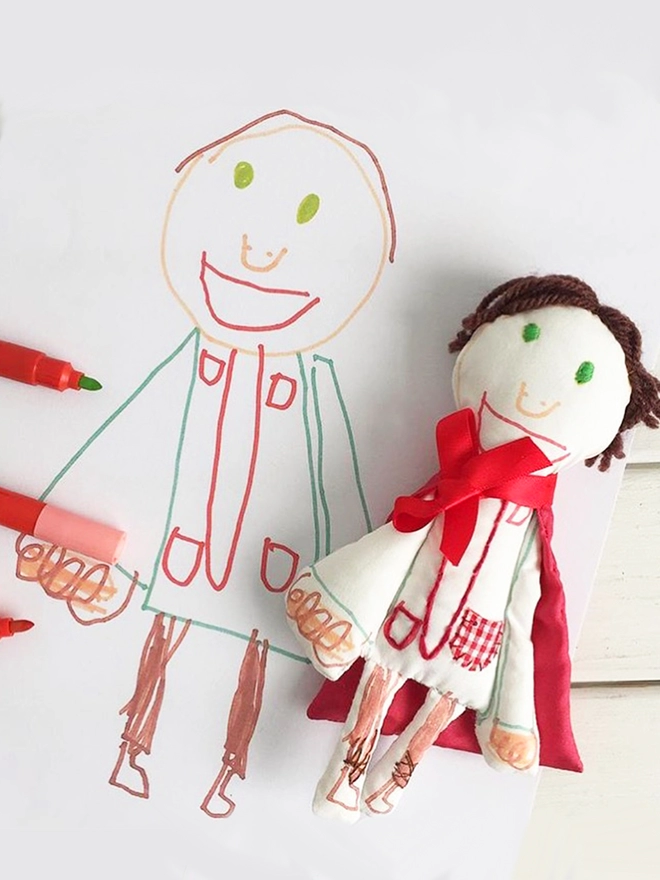 Example of Personalised Doll.