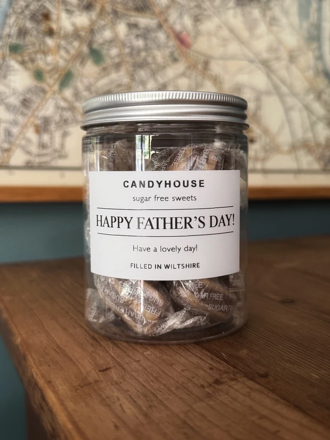 Fathers Day, Sugar Free, Diabetic, Step Dad, New Daddy, Candyhouse