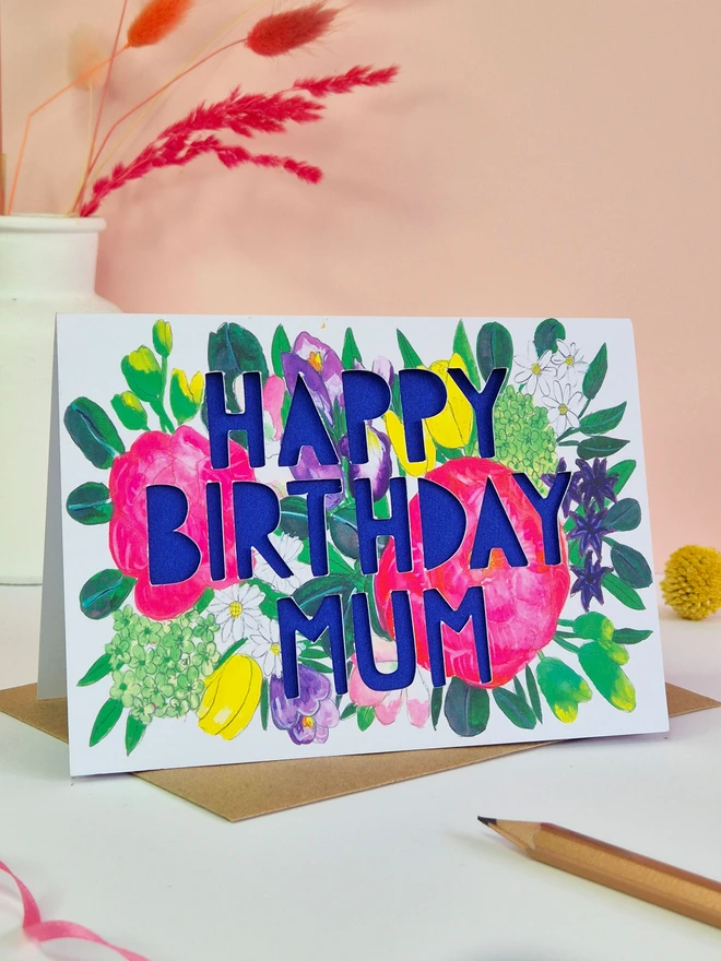 Happy Birthday Mum Card